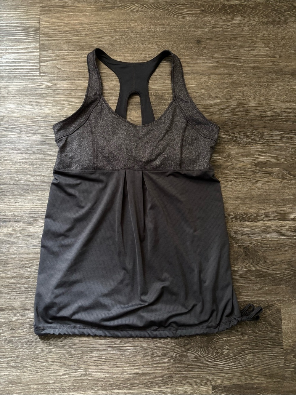 Old Navy Black Shimmer Racerback Active Tank